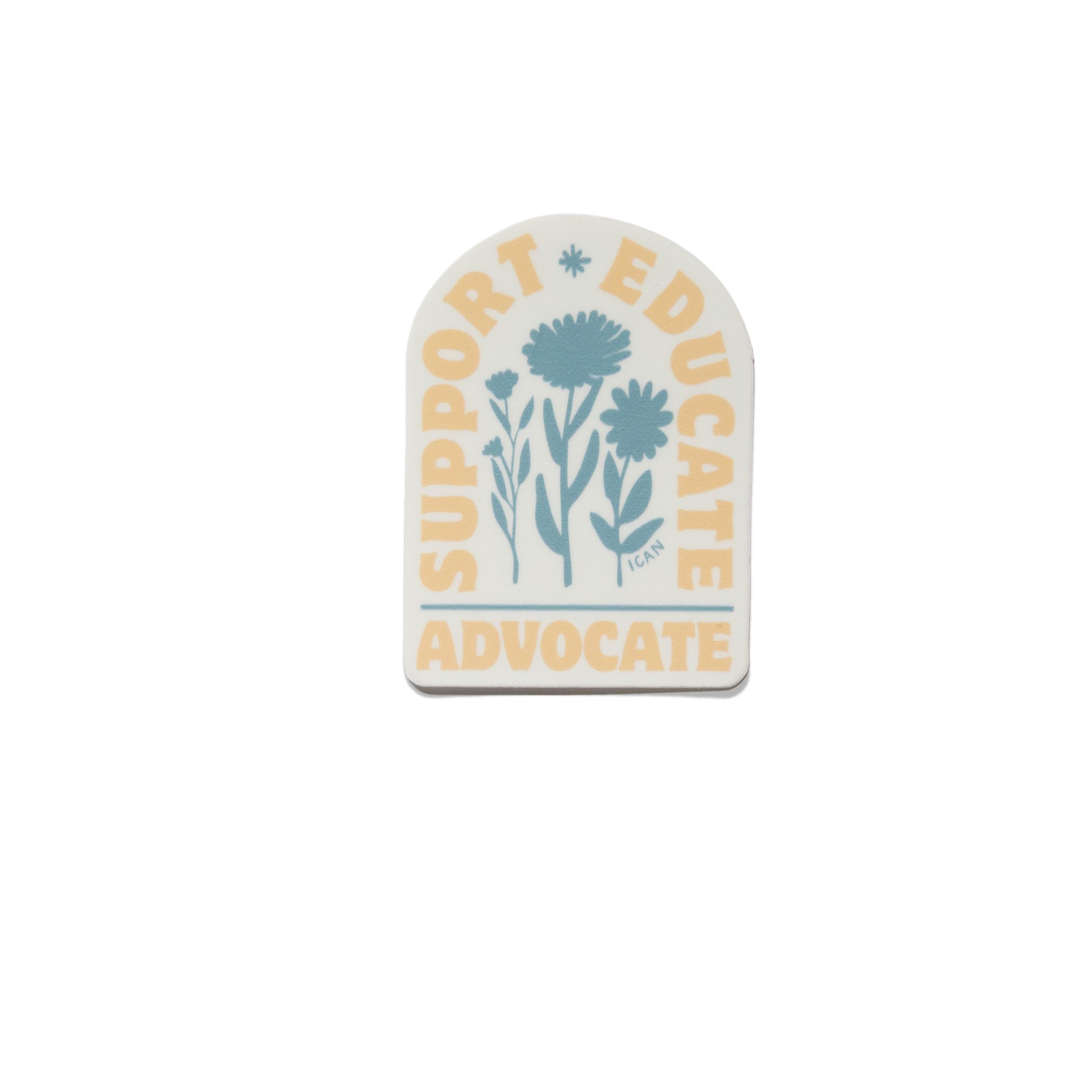 Support Educate Advocate Sticker