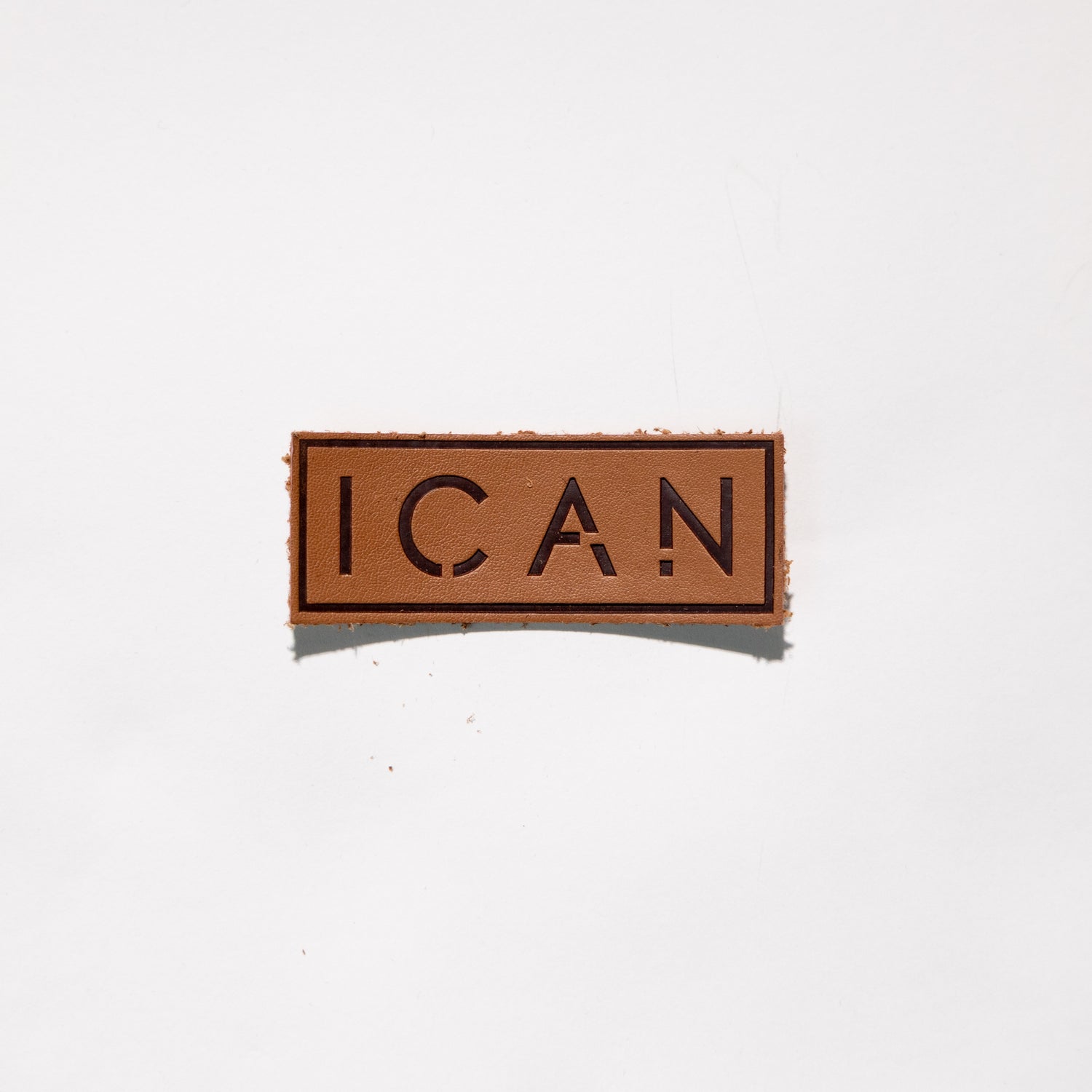 ICAN Leather Logo Patch