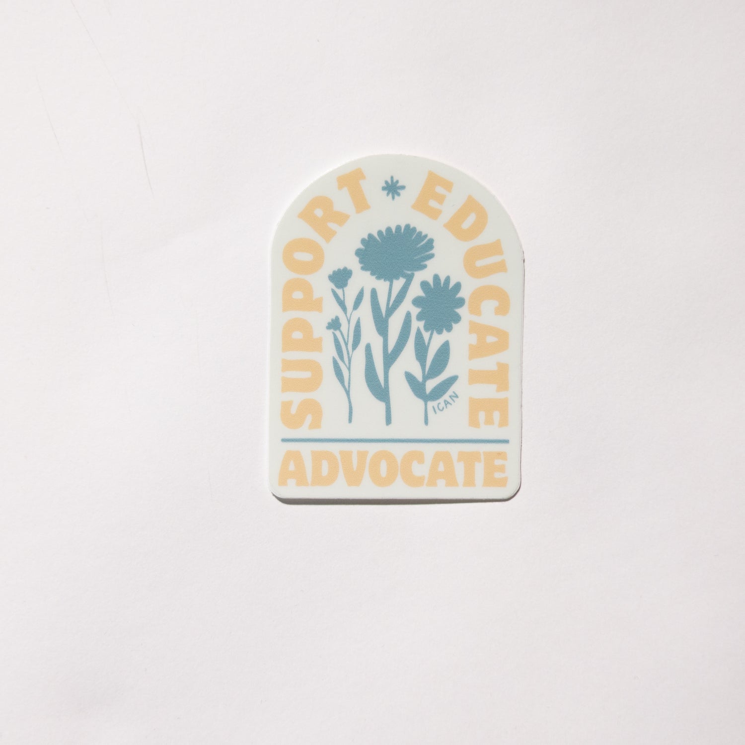Support Educate Advocate Sticker
