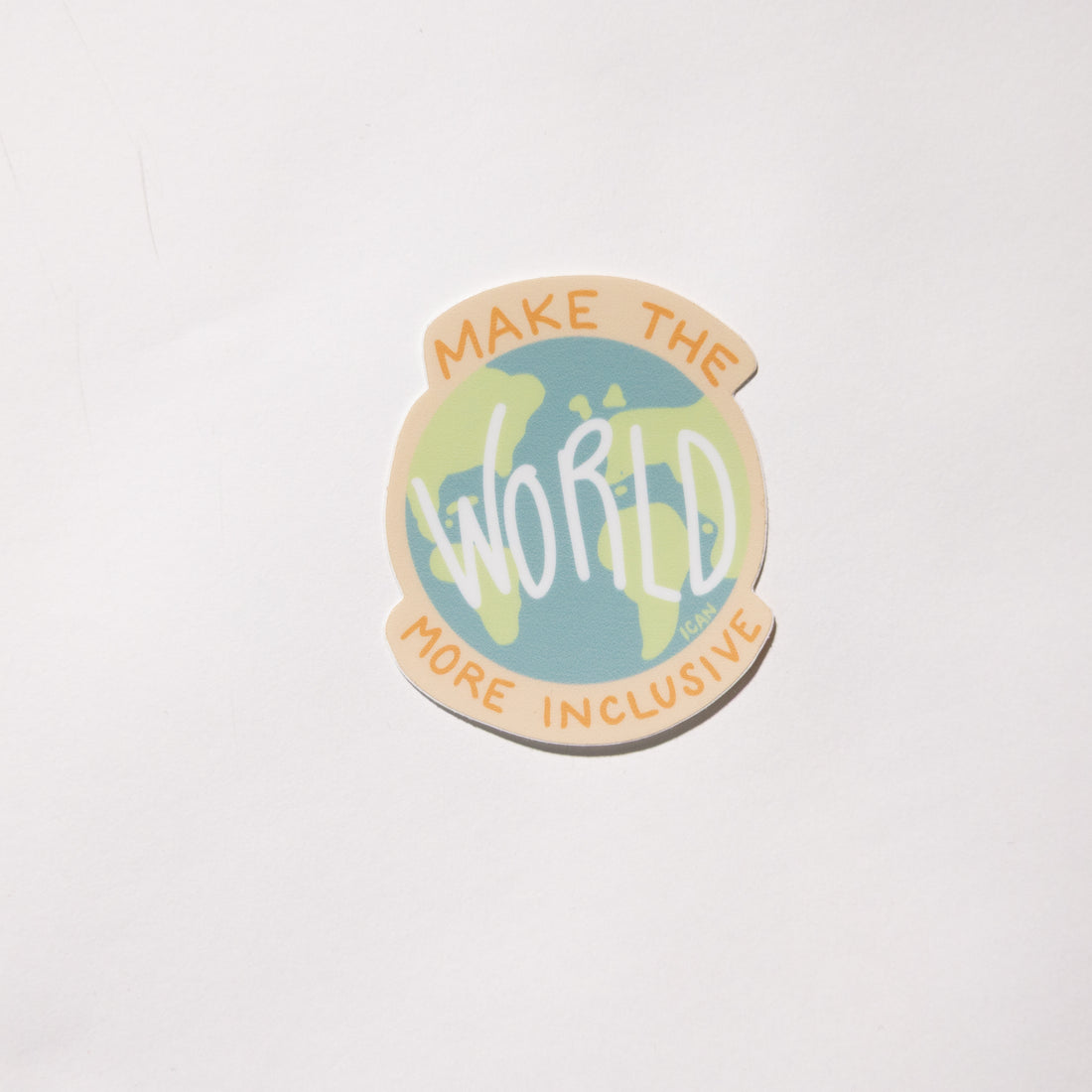 ICAN Globe Sticker