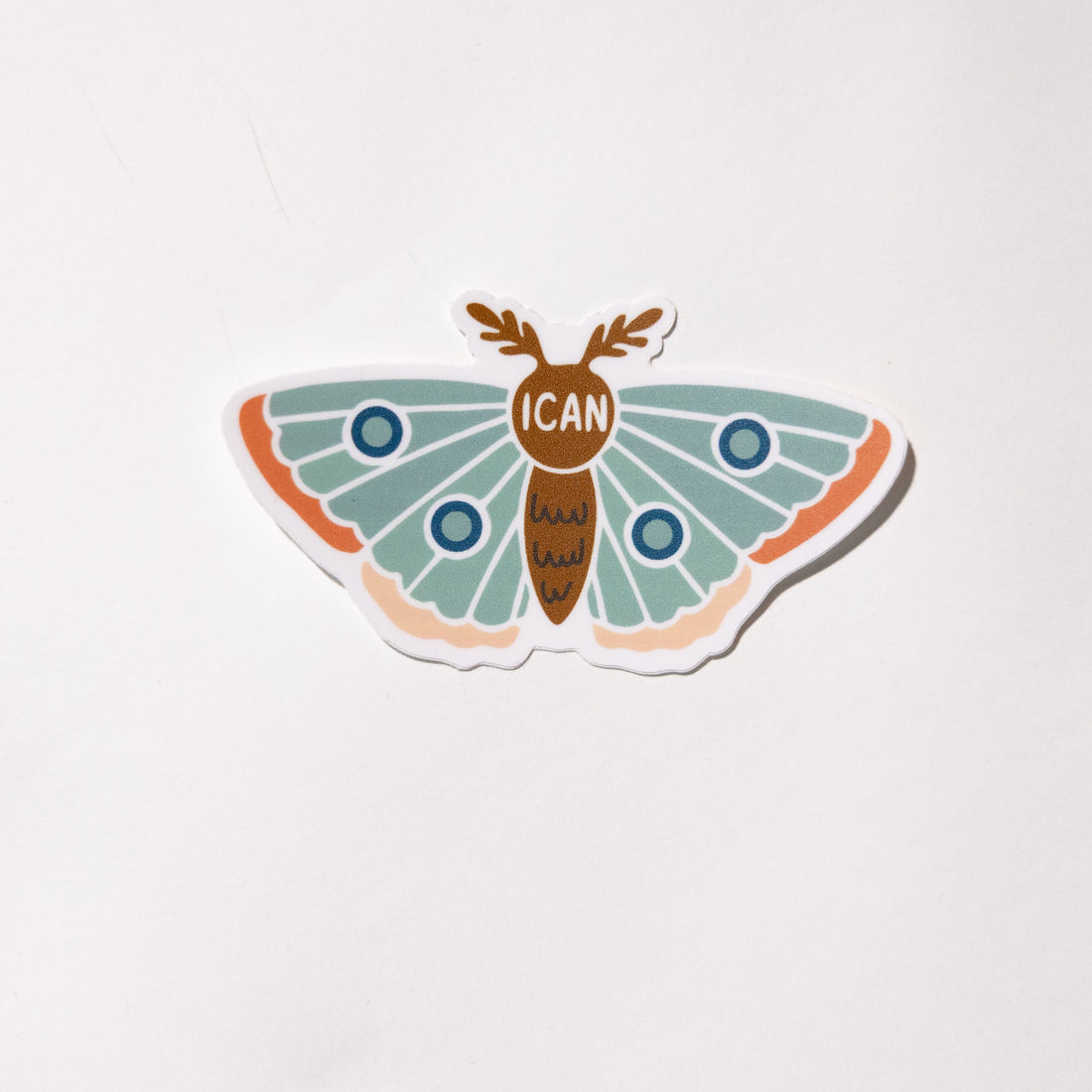 ICAN Moth Sticker
