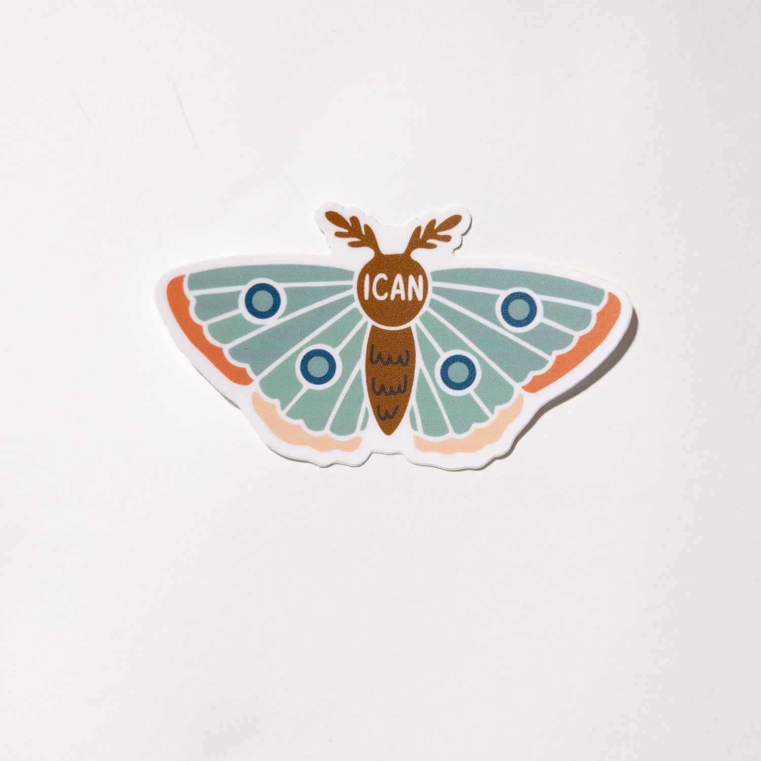 ICAN Moth Sticker