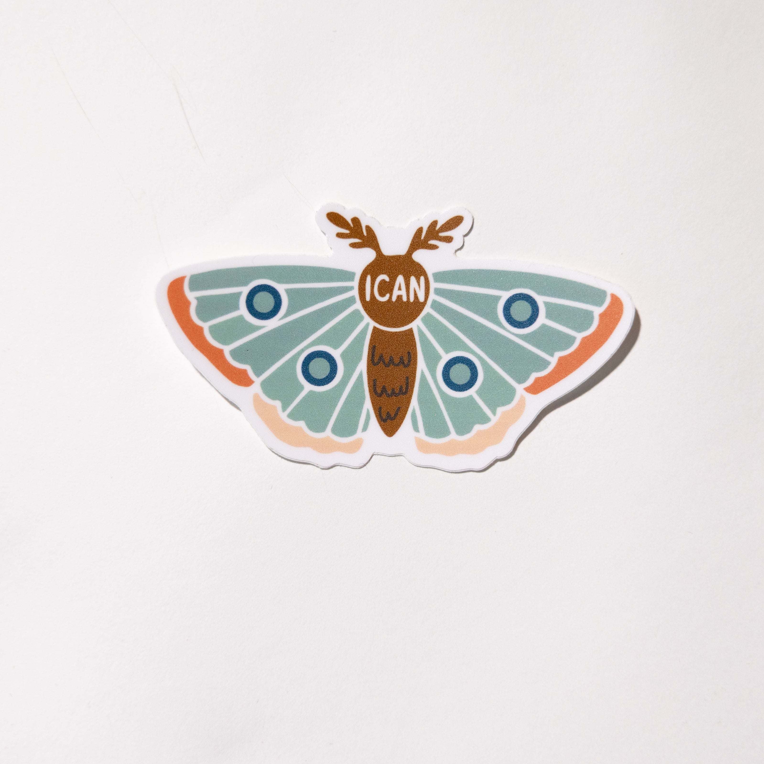 ICAN Moth Sticker