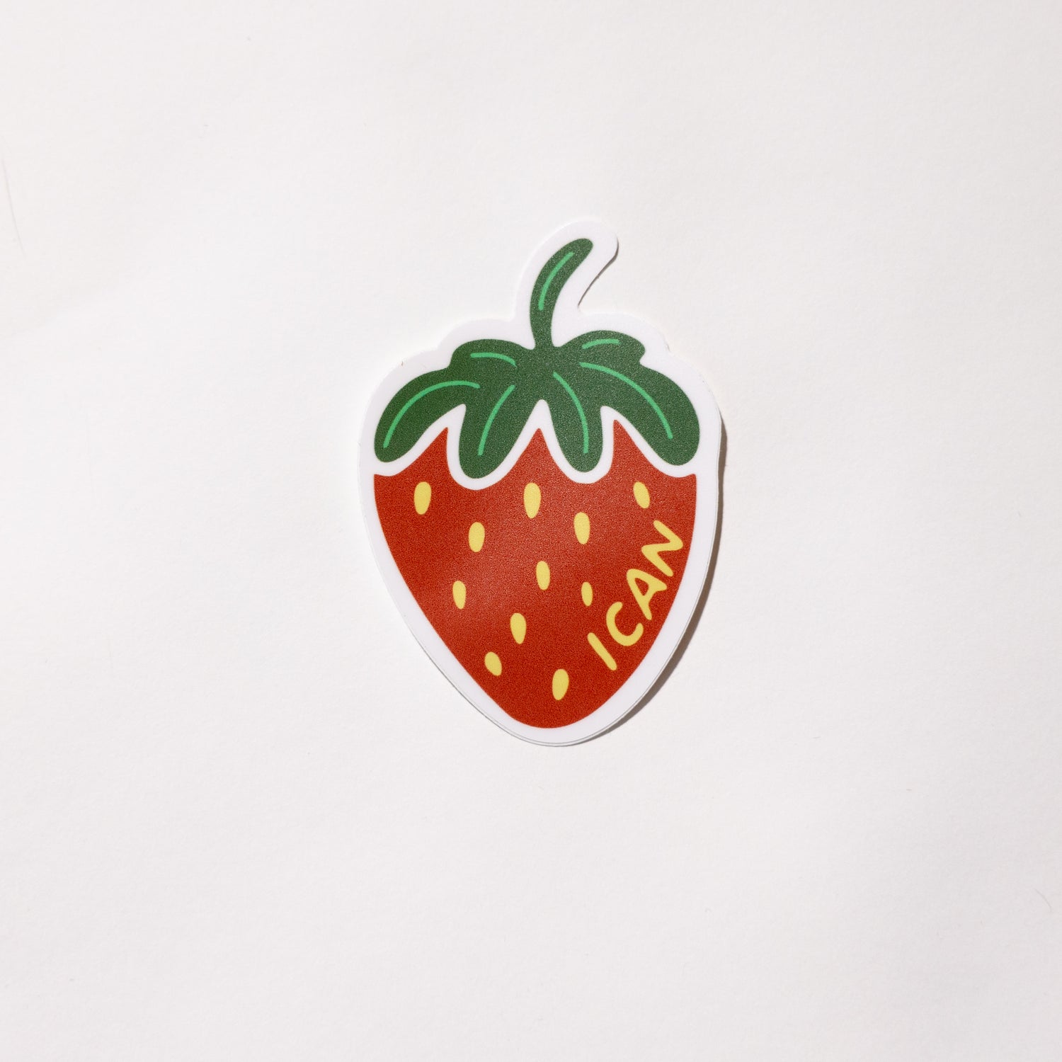 ICAN Strawberry Sticker