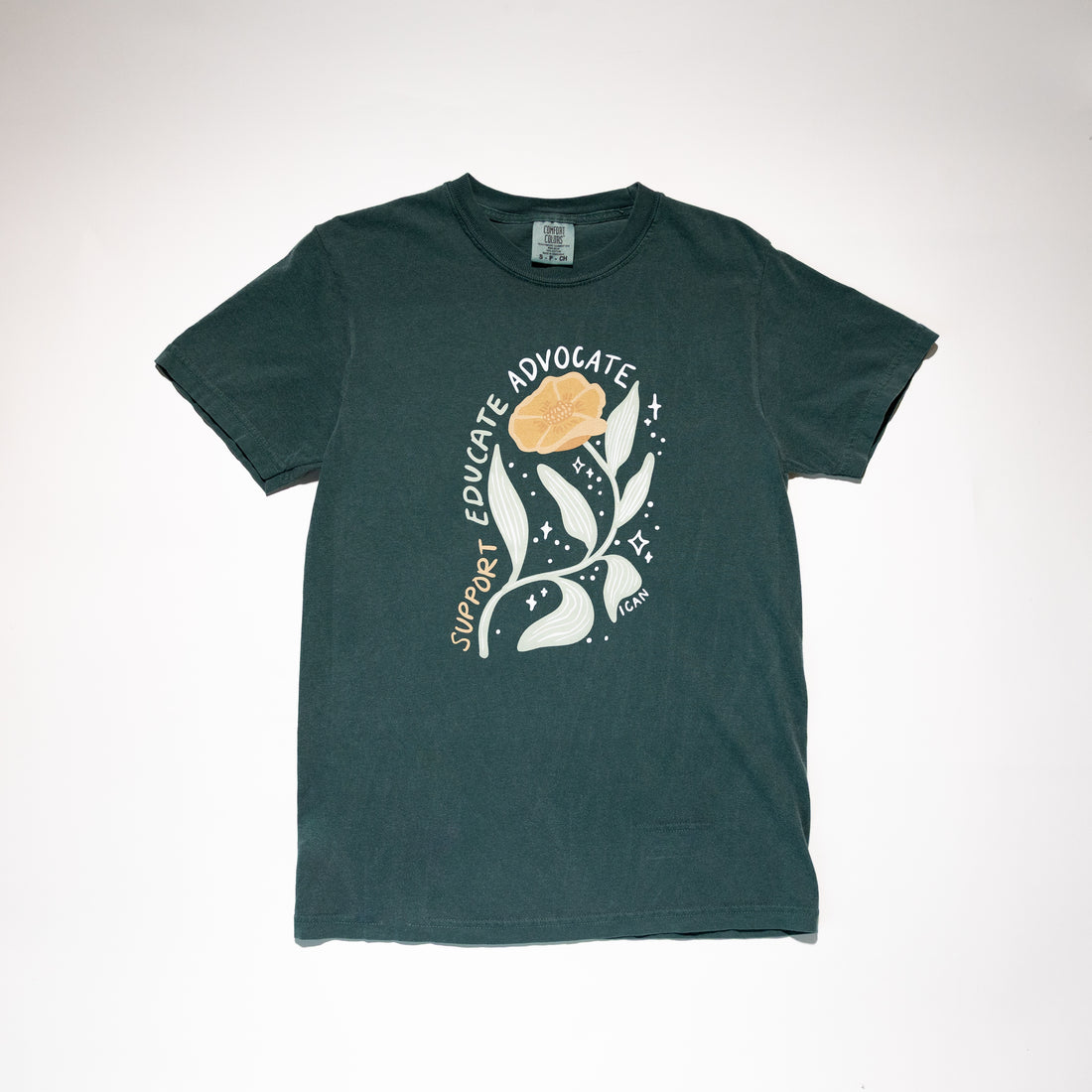 Support Educate Advocate Floral Tee