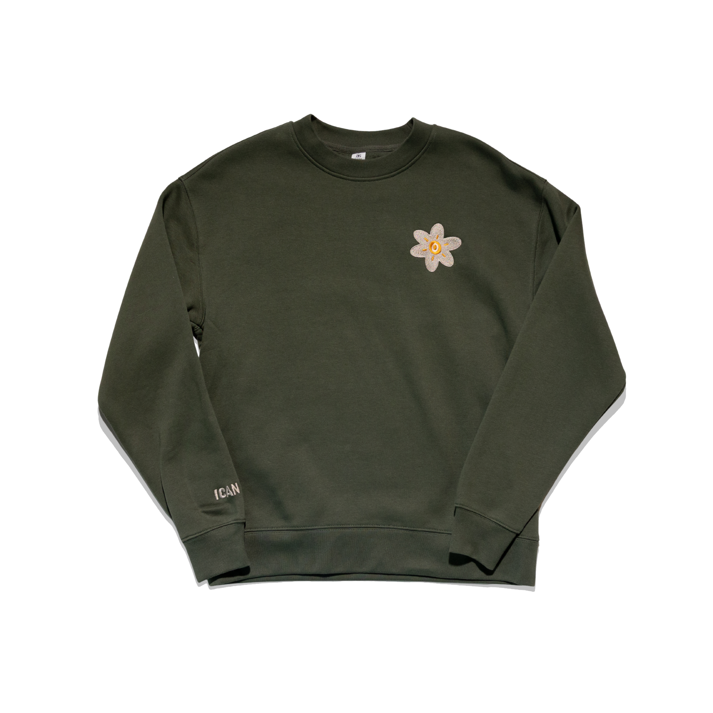 Floral Embroidered Crewneck