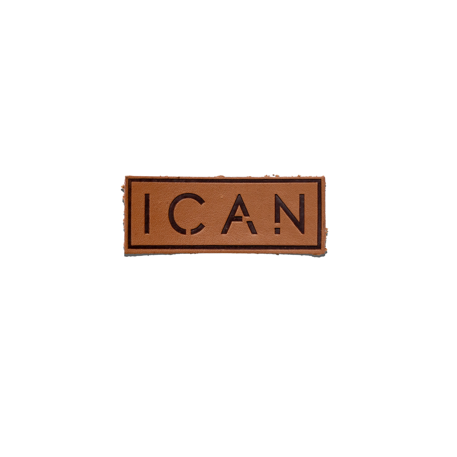 ICAN Leather Logo Patch