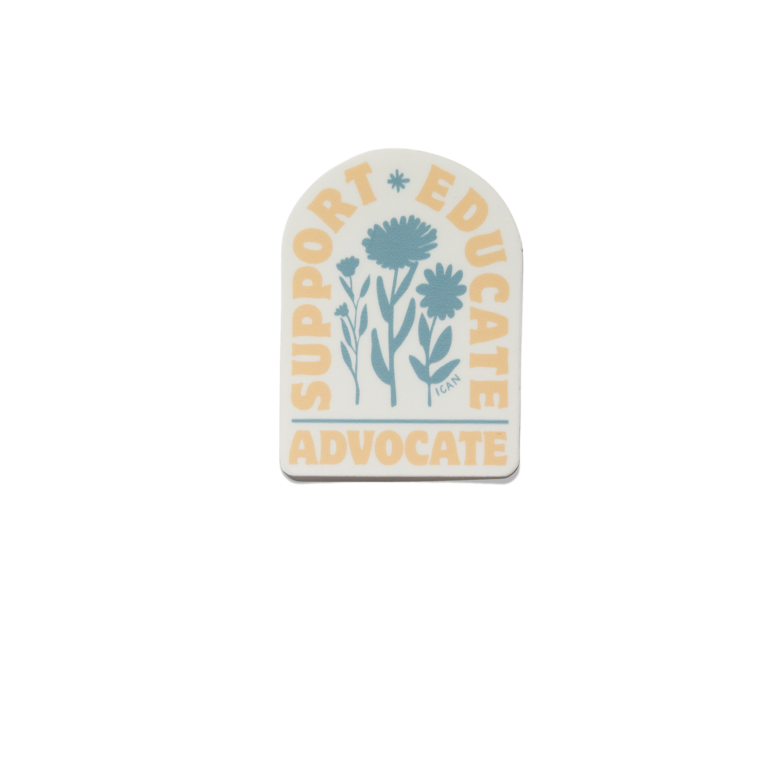 Support Educate Advocate Sticker