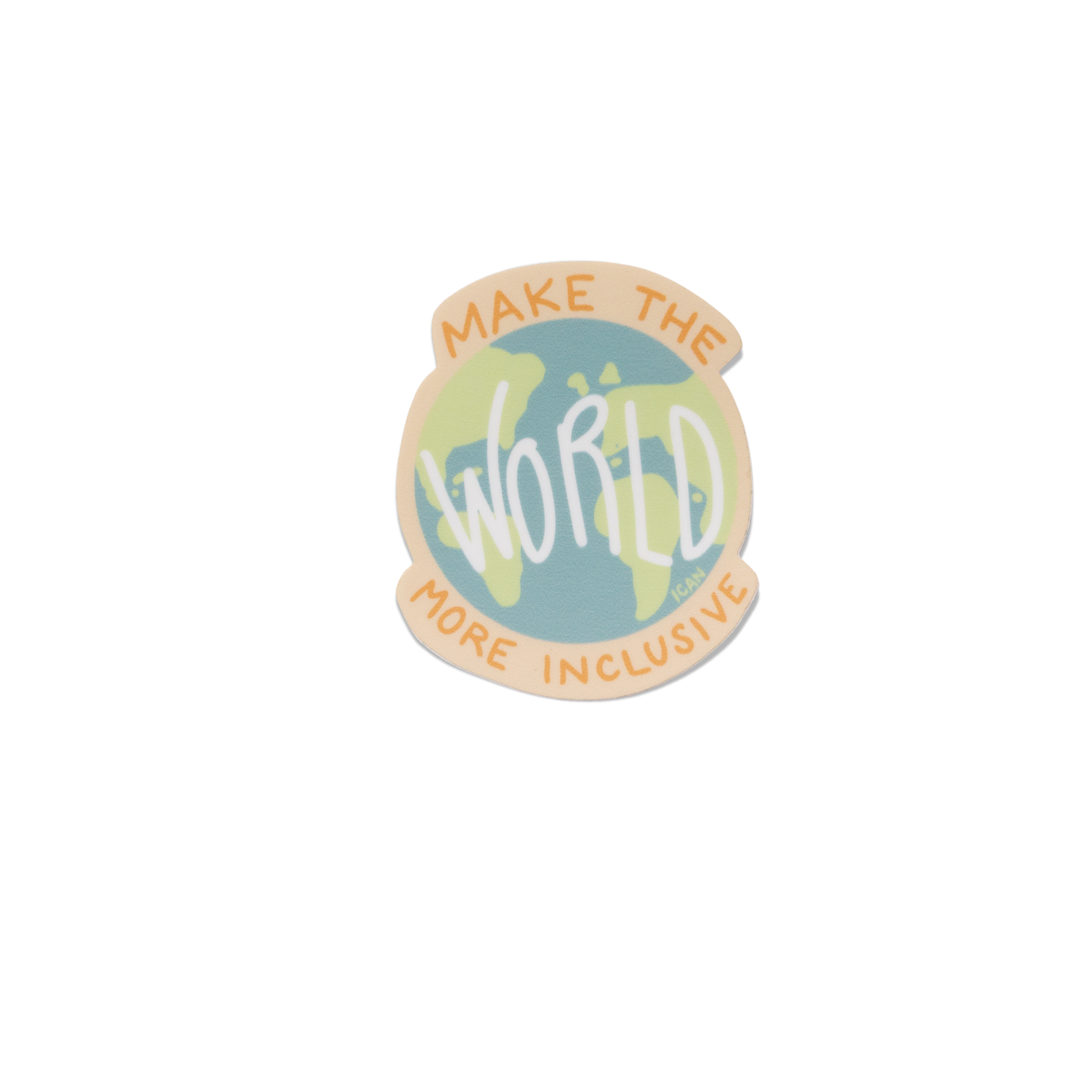 ICAN Globe Sticker