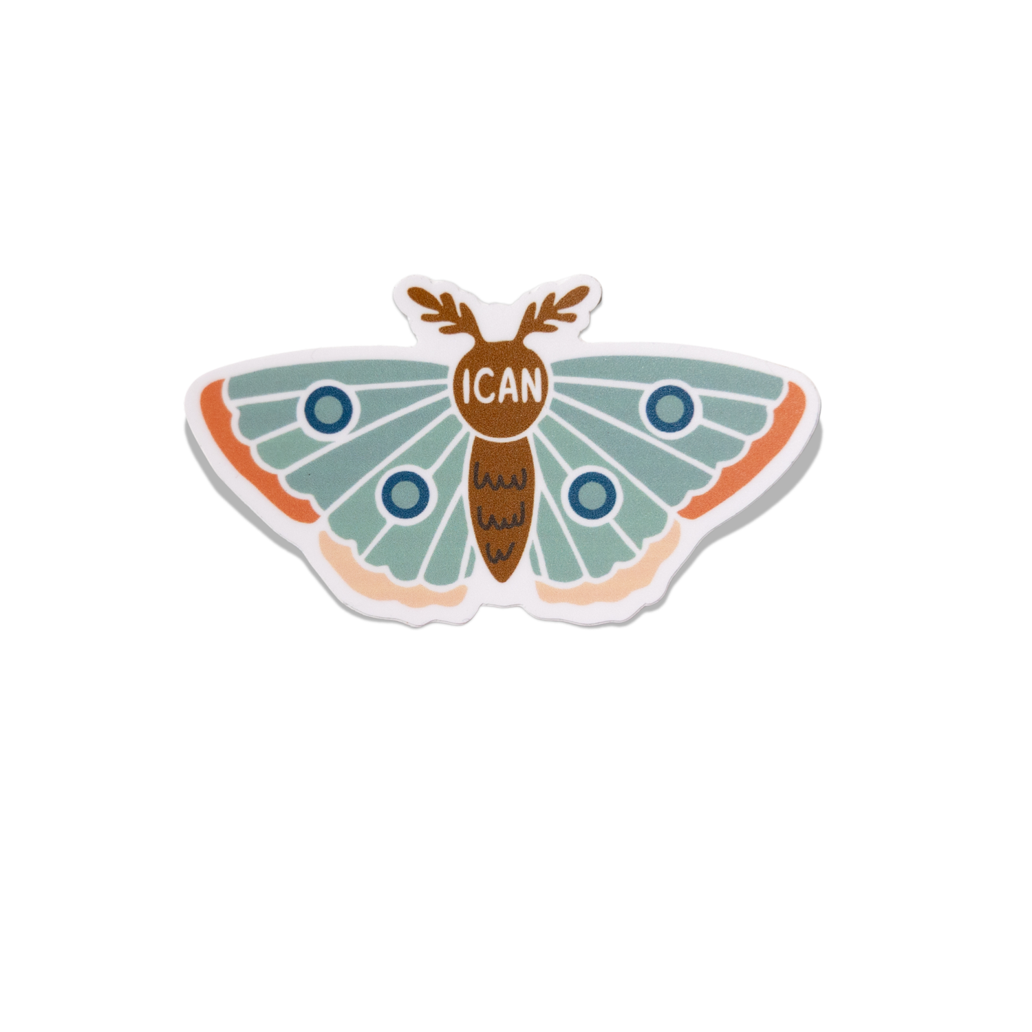 ICAN Moth Sticker
