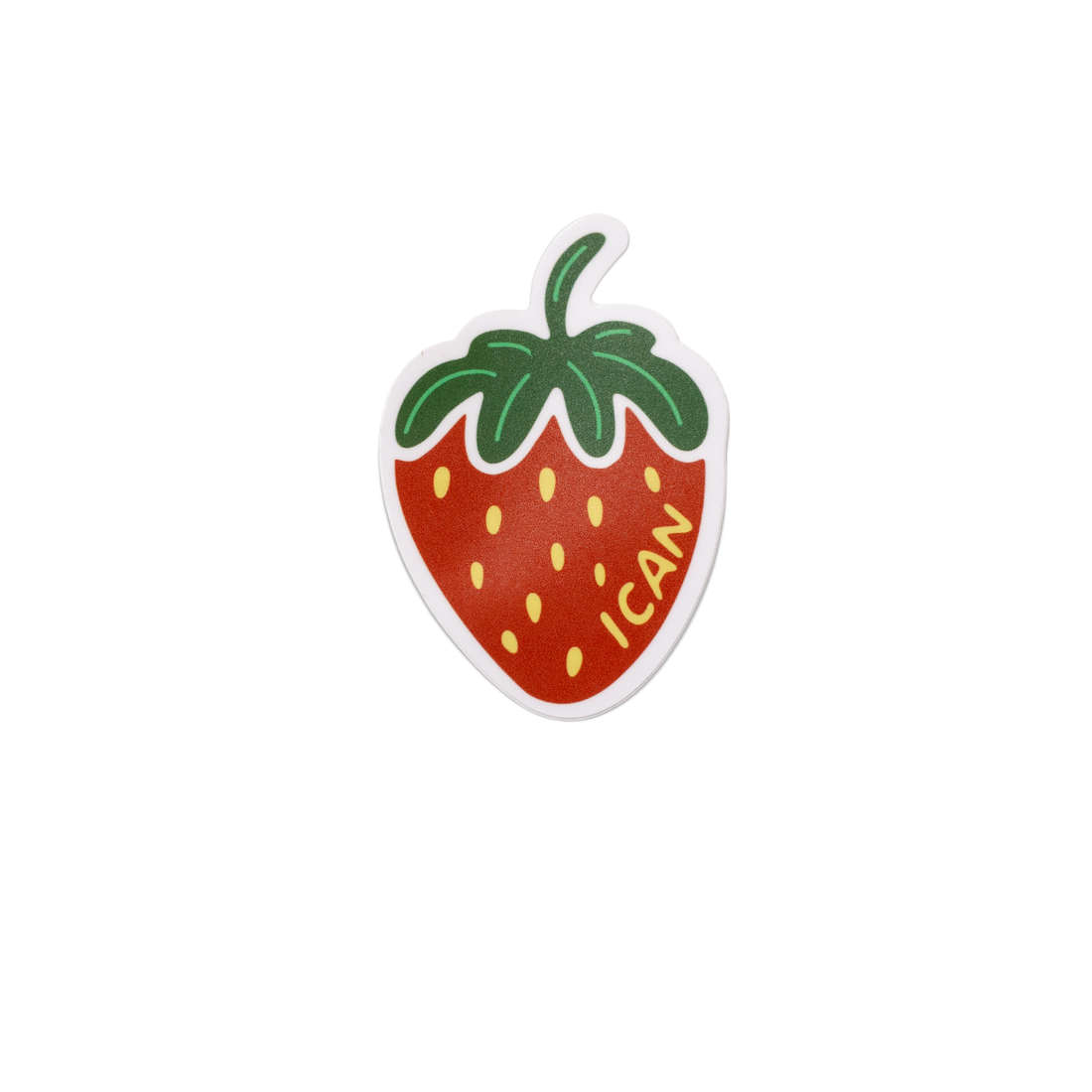 ICAN Strawberry Sticker